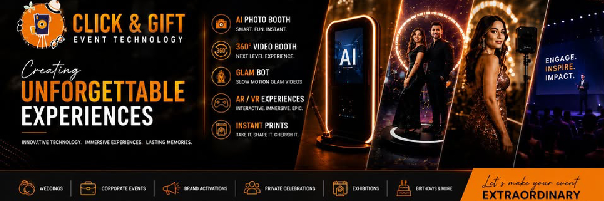 Click & Gift Photobooth & Event Technology cover